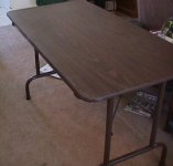 We're being cheap.  We bought the table